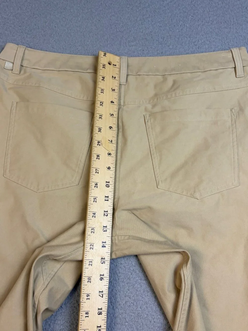 Lululemon ABC Classic Utilitech Pants 36x30 Beige Stretch Casual Performance
